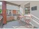 Inviting porch space with bistro seating, perfect for enjoying the outdoors at 623 Massey Ave, Durham, NC 27701
