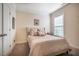 Neutral bedroom features a comfortable bed and neutral paint at 67 Crimson Way, Pittsboro, NC 27312