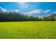 A large grass soccer field offers ample green space for recreation and community activities on a sunny day at 67 Crimson Way, Pittsboro, NC 27312