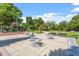 Well-maintained community space with tables, benches and green space at 710 Samuel Cary Dr, Cary, NC 27511