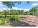 Community park area with benches and tables under trees at 710 Samuel Cary Dr, Cary, NC 27511