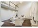 View of the living room with two story ceilings at 100 Panoramic Ct, Cary, NC 27519