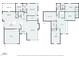 Detailed floor plan showcasing the layout of the home's first and second floors, including room dimensions at 1000 Phils Creek Rd, Chapel Hill, NC 27516