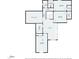 Second floor plan showing bedrooms, loft, and laundry room layout with measurements at 1000 Phils Creek Rd, Chapel Hill, NC 27516