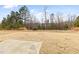 Large backyard with a concrete pad at 1012 Old Evergreen Dr, Durham, NC 27704
