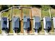 Aerial view showcasing the layout of a home with a fenced yard at 1016 Matterhorn Dr, Fuquay Varina, NC 27526