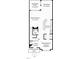 Detailed floor plan of the lower level, highlighting the layout of the kitchen, dining, Gathering room, and foyer at 1103 Weston Green Loop, Cary, NC 27513