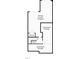 Detailed floor plan of the basement, showcasing the garage and unfinished storage areas at 1103 Weston Green Loop, Cary, NC 27513