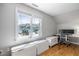 Bright office with lots of natural light, work space, and sitting area at 112 Homegate Cir, Apex, NC 27502