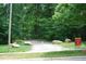 Abbotts Creek Trail entrance surrounded by lush greenery and natural rock formations at 1437 Chelton Oaks Pl, Raleigh, NC 27614