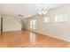 Open-concept living area featuring hardwood floors, natural light, and a neutral color palette at 1522 Palmer Hill Dr, Durham, NC 27703