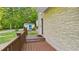 Home's front porch offering scenic views of the surrounding landscape at 196 Tara Ln, Timberlake, NC 27583