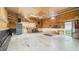 Organized garage space with workbench and ample storage, perfect for hobbies and projects at 196 Tara Ln, Timberlake, NC 27583