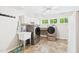 Spacious laundry room equipped with modern washer and dryer at 196 Tara Ln, Timberlake, NC 27583