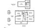 Detailed floorplan showcasing the layout of the home's first and second floor at 2027 Jefferson Dr, Hillsborough, NC 27278