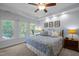Relaxing bedroom with ample natural light, tray ceiling, and calming color palette at 204 Rossburn Way, Chapel Hill, NC 27516