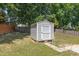 Backyard shed for outdoor storage at 209 Mccarthy Dr, Clayton, NC 27527