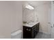 This bathroom features a dual sink vanity and is equipped with modern fixtures at 232 Kanewind Ter, Apex, NC 27523