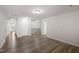Open and airy upstairs landing with hardwood floors and natural light at 232 Kanewind Ter, Apex, NC 27523
