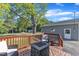 Back deck with fire pit and outdoor seating, perfect for entertaining or relaxation at 2501 Ferrell Rd, Durham, NC 27704