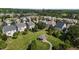 A residential area displays many houses and green spaces, creating a Gathering-friendly environment at 309 Windy Peak Loop, Cary, NC 27519