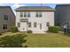 Back of home with spacious yard and patio, perfect for outdoor entertainment and relaxation at 309 Windy Peak Loop, Cary, NC 27519