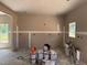 Spacious room in construction phase featuring newly installed sheetrock and dual windows at 337 Green Pines Estates Dr, Kenly, NC 27542