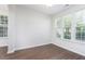 Bright bedroom featuring hardwood floors, recessed lighting, and plenty of natural light at 3601 Sugar Tree Pl, Durham, NC 27713