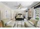 Well lit primary suite featuring hardwood floors, sitting area, and large bright windows at 3617 Carlow Ct, Raleigh, NC 27612