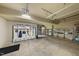 Spacious garage with custom storage lockers, shelving, and a functional layout at 3617 Carlow Ct, Raleigh, NC 27612