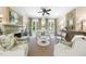 Cozy living room with a fireplace, comfortable seating, and natural light offers a relaxing space to unwind and entertain at 3617 Carlow Ct, Raleigh, NC 27612