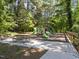A modern playground with green slides and picnic tables for Gathering fun at 3617 Carlow Ct, Raleigh, NC 27612