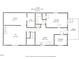 Overhead layout of the home's basement and the dimensions and locations of the rooms at 4006 Daniel Rd, Durham, NC 27703