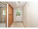 Hallway with back door and closet at 4006 Daniel Rd, Durham, NC 27703