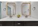 Charming bathroom features a dual sink vanity, stylish mirrors, and lots of counter space at 407 Collier St, Smithfield, NC 27577