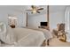 This spacious main bedroom features a four poster bed and an en suite bathroom for convenience at 407 Collier St, Smithfield, NC 27577