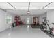 Spacious garage provides ample space for storage and fitness equipment at 4109 Huckleberry Dr, Raleigh, NC 27612