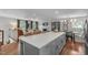 Spacious kitchen and dining area featuring an island with seating and ample room to gather at 4109 Huckleberry Dr, Raleigh, NC 27612