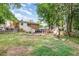 Expansive backyard with a deck, gazebo and a partially fenced yard perfect for outdoor entertaining at 412 Madison Ave, Cary, NC 27513