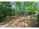Landscaped backyard at 415 Forsyth St, Raleigh, NC 27609