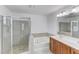 Spacious bathroom features double vanity, soaking tub, and separate shower at 4613 Jersey Pine Dr, Rolesville, NC 27571