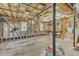 Spacious garage with concrete floors, shelving, and lots of storage space at 4900 North Hills Dr, Raleigh, NC 27612