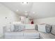 Cozy living room showcasing a comfortable sectional sofa with decorative pillows at 521 Glenwyck Ct, Fuquay Varina, NC 27526
