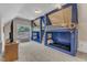 Unique bunk bedroom with custom nautical theme, carpet and natural light at 7304 Hasentree Club Dr, Wake Forest, NC 27587