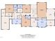 Second floor plan featuring primary bedroom, office, and additional bedrooms with walk-in closets at 7304 Hasentree Club Dr, Wake Forest, NC 27587