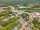 Aerial shot capturing a residential area with lush greenery, homes, and commercial amenities, offering a balanced lifestyle at 801 N Elm St, Durham, NC 27701