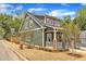 A charming two-story home with a welcoming front porch, manicured landscaping and a convenient fire hydrant at 801 N Elm St, Durham, NC 27701