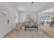 Bright living room with open concept to the dining area, perfect for entertaining and Gathering time at 801 N Elm St, Durham, NC 27701