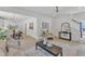Bright living room featuring a modern design, neutral colors, and an open floor plan at 801 N Elm St, Durham, NC 27701