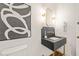 Powder room with unique fixtures, lighting and an eccentric design at 909 N Gregson St, Durham, NC 27701